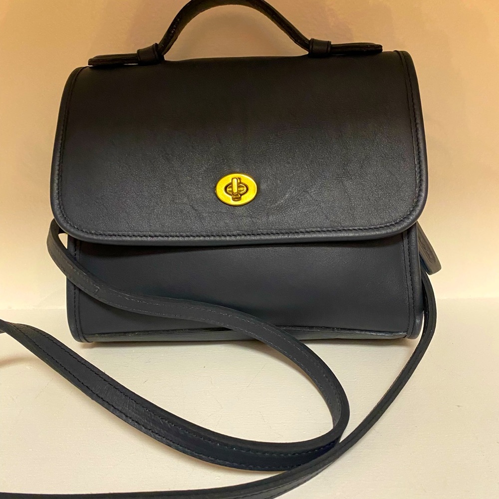 Coach navy purse